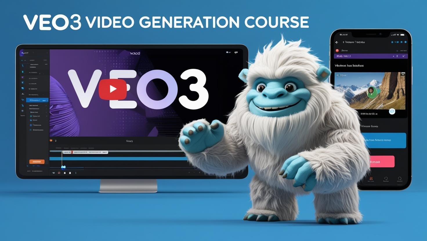 VEO3 Subscription 1 Year with video Course